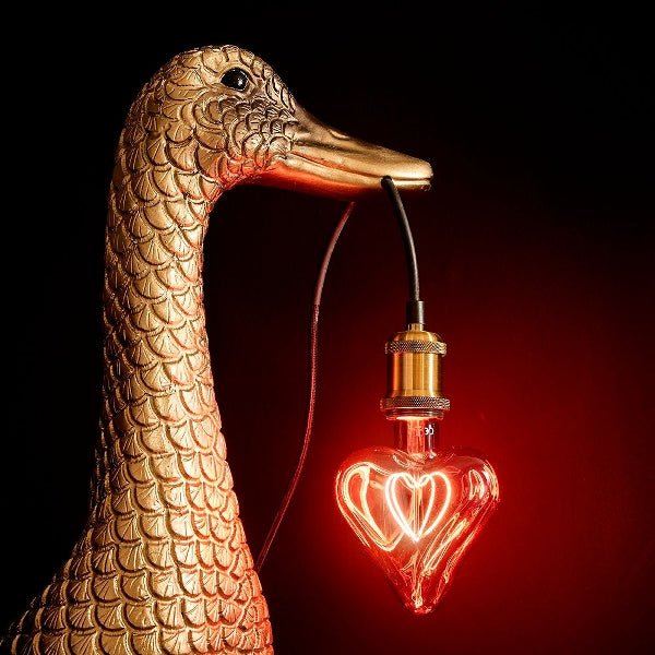 LED Glühbirne Herz, rot - Home by Heidemann