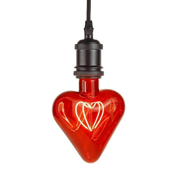 LED Glühbirne Herz, rot - Home by Heidemann