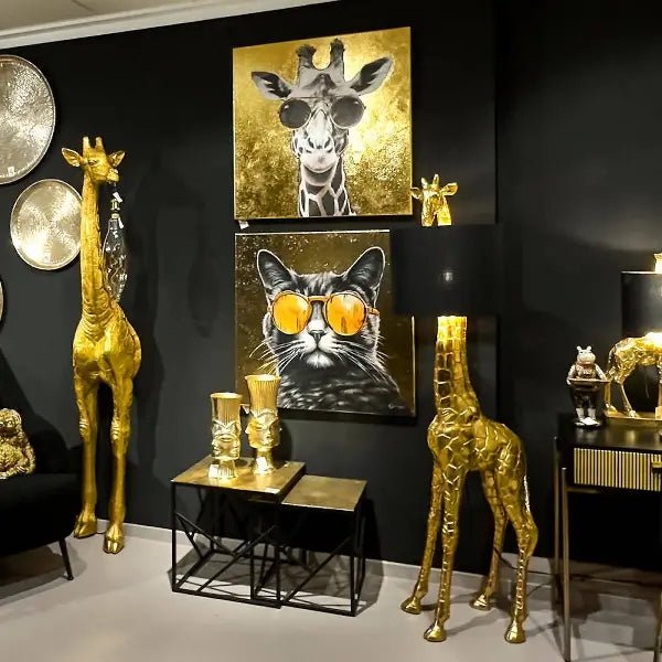 Goldene Katze - Home by Heidemann
