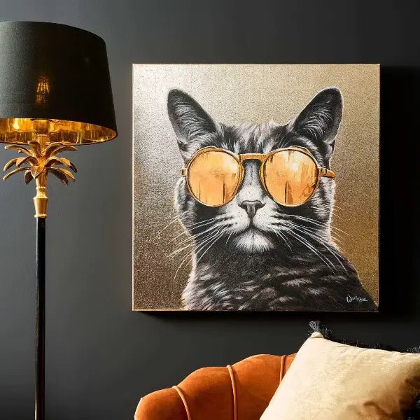 Goldene Katze - Home by Heidemann