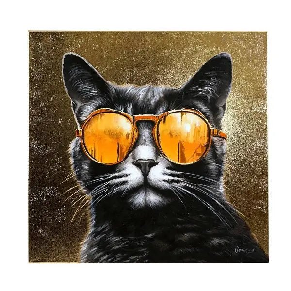 Goldene Katze - Home by Heidemann