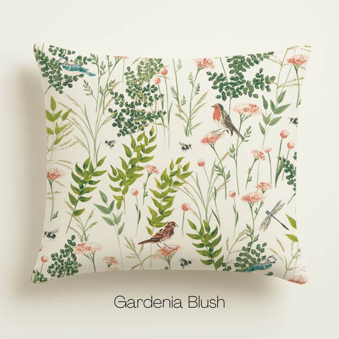 Gardenia Blush - Handgefertigtes Kissen - Home by Heidemann