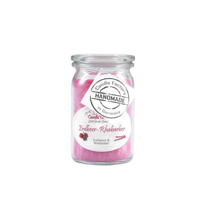 Duftkerze Erdbeer & Rhabarber - Handgemacht - Home by Heidemann