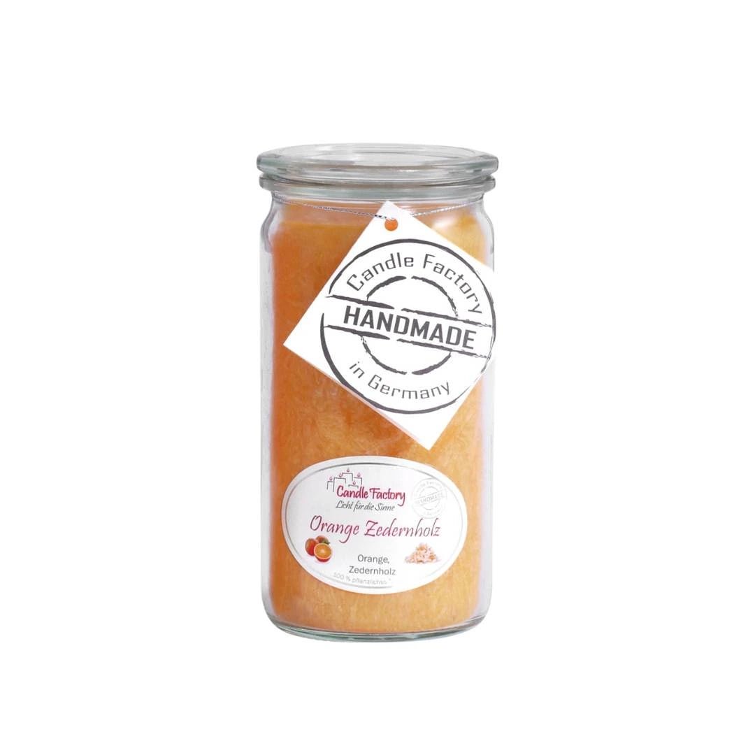 Duftkerze Orange & Zedernholz - Handgemacht - Home by Heidemann