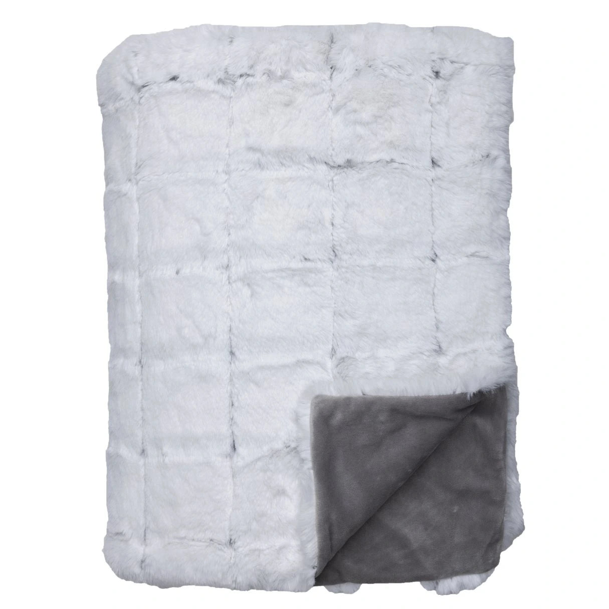 Premium Webpelzdecke - Quadro - Home by Heidemann