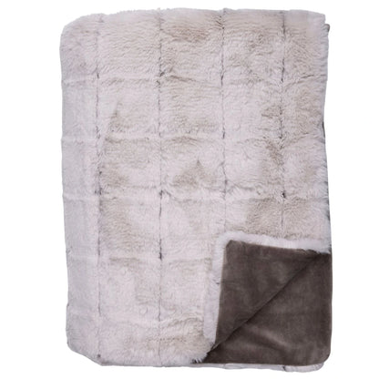 Premium Webpelzdecke - Quadro - Home by Heidemann