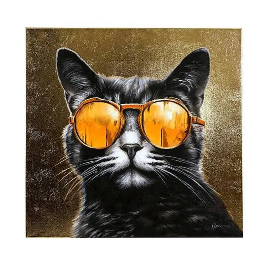 Goldene Katze - Home by Heidemann
