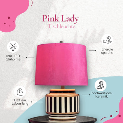 Pink Lady Set - Sessel & Leuchte - Home by Heidemann