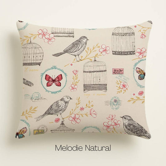 Melodie Natural - Handgefertigtes Kissen